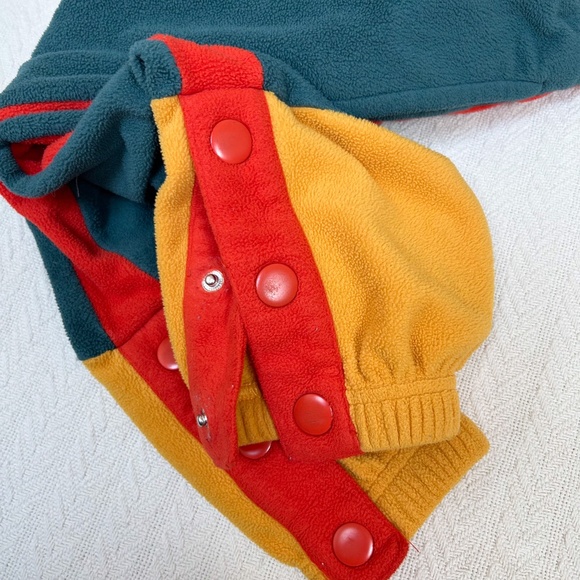 Hanna Andersson Colorblock Fleece pull over jogger sweater/sweatpants set - sz 5 - Picture 8 of 9